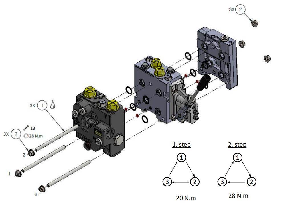 Płyta wejściowa do rozdzielaczy spv120 g3/4" do pomp o zmiennym wydatku zawór odciążający Płyta wejściowa do rozdzielaczy spv120 g3/4" do pomp o zmiennym wydatku zawór odciążający - obrazek 4