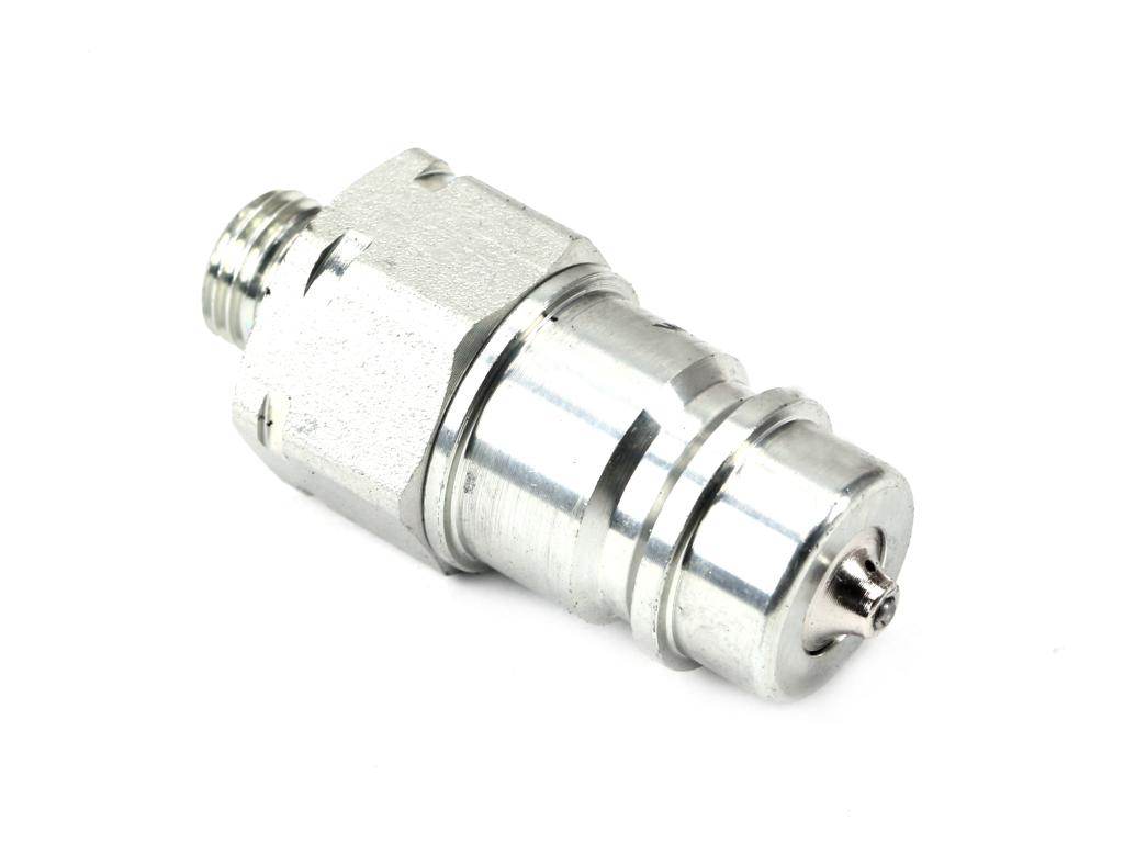 Szybkozłącze hydrauliczne wtyczka m14x1.5 gwint zewnętrzny euro iso 7241-a z eliminatorem ciśnienia waryński