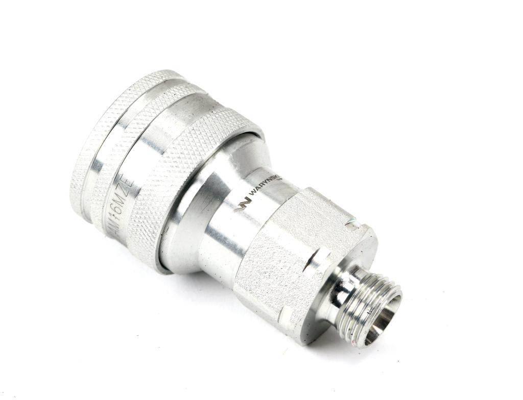 Szybkozłącze hydrauliczne gniazdo m16x1.5 gwint zewnętrzny euro iso 7241-a z eliminatorem ciśnienia waryński Szybkozłącze hydrauliczne gniazdo m16x1.5 gwint zewnętrzny euro iso 7241-a z eliminatorem ciśnienia waryński - obrazek 2