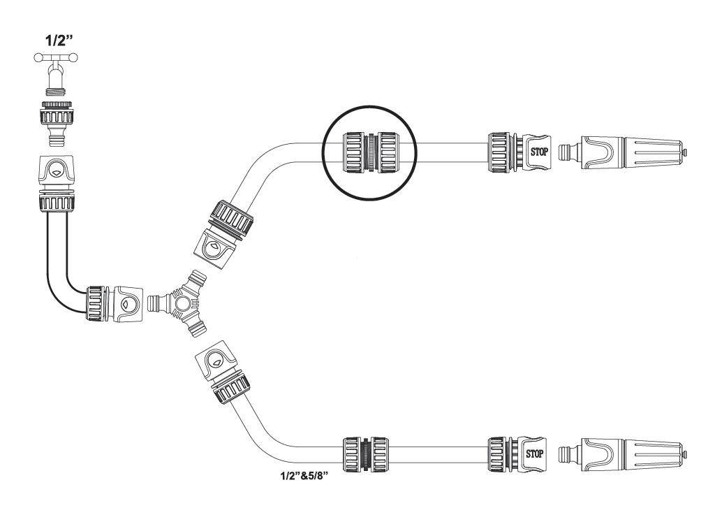 Łącznik węża 3/4" teger Łącznik węża 3/4" teger - obrazek 3
