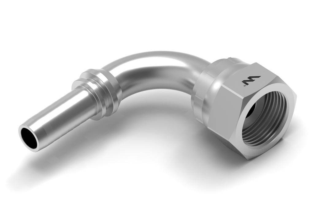 Zakucie hydrauliczne dkr90 dn06 3/8"-19 premium waryński 10szt