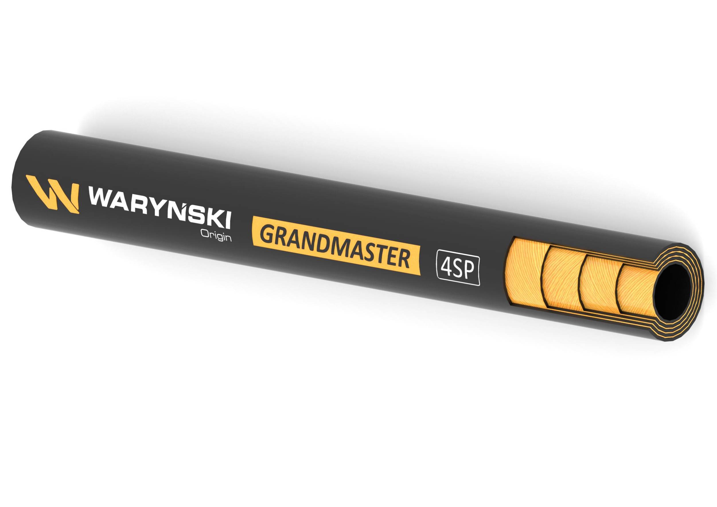 Wąż hydrauliczny do zakuwania grandmaster 4sp dn10 4-oplotowy 445 bar waryński 20m Wąż hydrauliczny do zakuwania grandmaster 4sp dn10 4-oplotowy 445 bar waryński 20m - obrazek 2