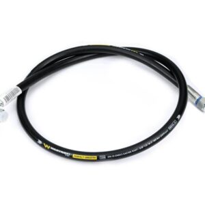 Przewód hydrauliczny gładki z uszczelnieniem gwint m18x1.5 prosta/90 stopni kolanko l-1500mm dn10-1sn ak-10-1500 p11p12 18.0mpa waryński