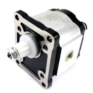 Pompa hydrauliczna zębata 4.0cm3 grupa 2 typ europejski wałek 18 przyłącza gwintowane obroty prawe max.260 bar waryński