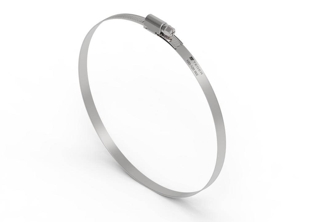 Opaska zaciskowa 100-120 ślimakowa obejma w2 stal nierdzewna szerkość 9mm teger 10szt
