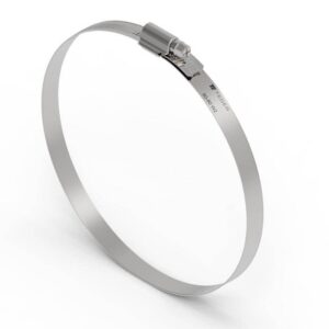 Opaska zaciskowa wzmocniona 60-80 ślimakowa obejma w2 stal nierdzewna szerkość 12mm teger 25szt