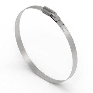 Opaska zaciskowa wzmocniona 80-100 ślimakowa obejma w2 stal nierdzewna szerkość 12mm teger 10szt