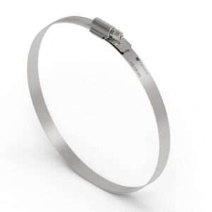Opaska zaciskowa wzmocniona 110-130 ślimakowa obejma w2 stal nierdzewna szerkość 12mm teger 10szt
