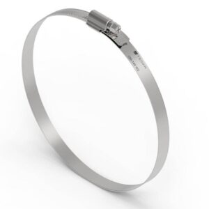 Opaska zaciskowa wzmocniona 120-140 ślimakowa obejma w2 stal nierdzewna szerkość 12mm teger 10szt