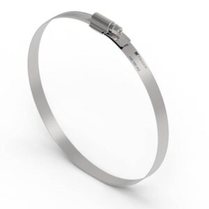 Opaska zaciskowa wzmocniona 140-160 ślimakowa obejma w2 stal nierdzewna szerkość 12mm teger 10szt