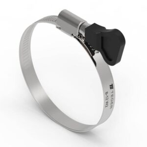 Opaska zaciskowa z pokrętłem 8-12 ślimakowa obejma w2 stal nierdzewna szerkość 9mm teger 50szt