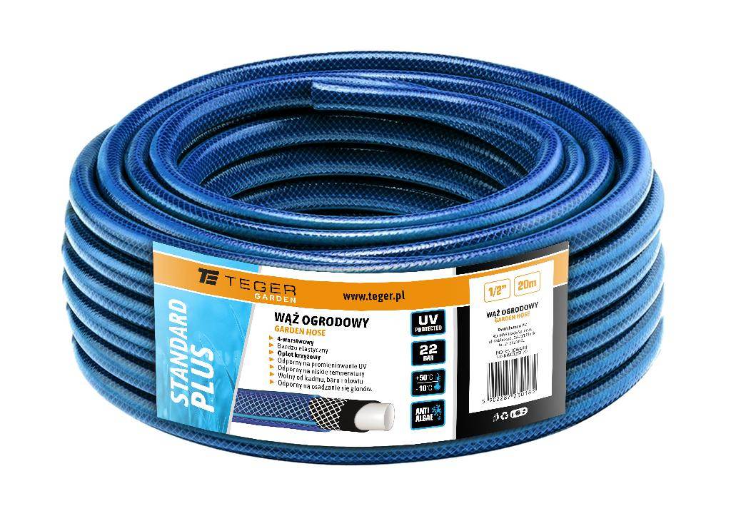 Wąż ogrodowy "standard plus" fi 1/2" 20m teger