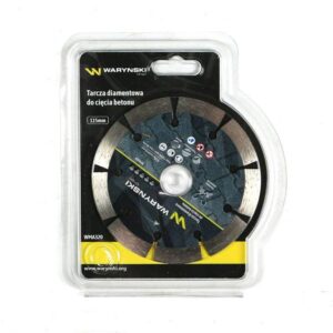 Tarcza diamentowa segmentowa 115 x22.23mm do cięcia betonu waryński
