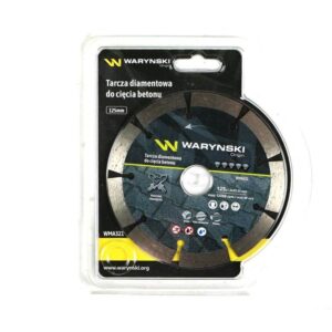 Tarcza diamentowa segmentowa 125 x22.23mm do cięcia betonu waryński