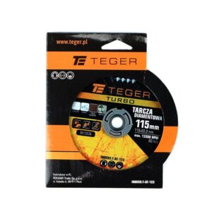 Tarcza diamentowa turbo 115x22.23mm teger