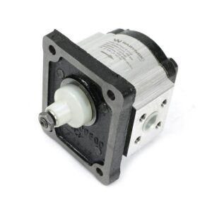 Pompa hydrauliczna zębata 1.5cm3 grupa 1 typ europejski wałek 18 przyłącza gwintowane obroty prawe max.260 bar waryński