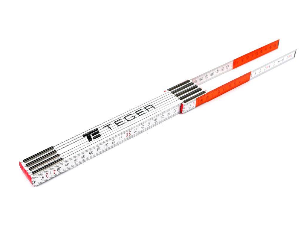 Miara składana 2m drewniana w displayu teger sprzedawana po 12 szt Miara składana 2m drewniana w displayu teger sprzedawana po 12 szt - obrazek 3