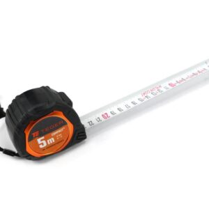 Miara stalowa rozwijana kompaktowa 5m 27mm grubość taśmy 0,16mm teger
