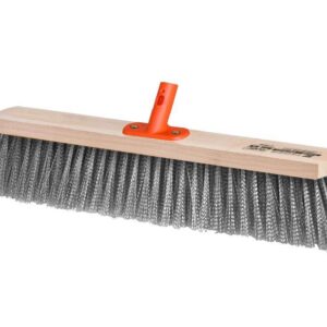 Szczotka do prac porządkowych premium ulicówka 55x400mm druciana mocowanie click teger