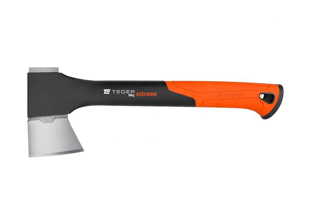 Siekiera uniwersalna z trzonkiem fiberglass 800g extreme teger Siekiera uniwersalna z trzonkiem fiberglass 800g extreme teger - obrazek 2