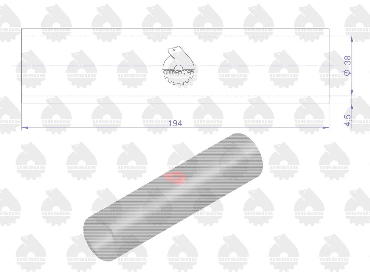 Zestaw komplet przewodów chłodnicy 4/6 cyl c-385 oryginał ursus Zestaw komplet przewodów chłodnicy 4/6 cyl c-385 oryginał ursus - obrazek 3