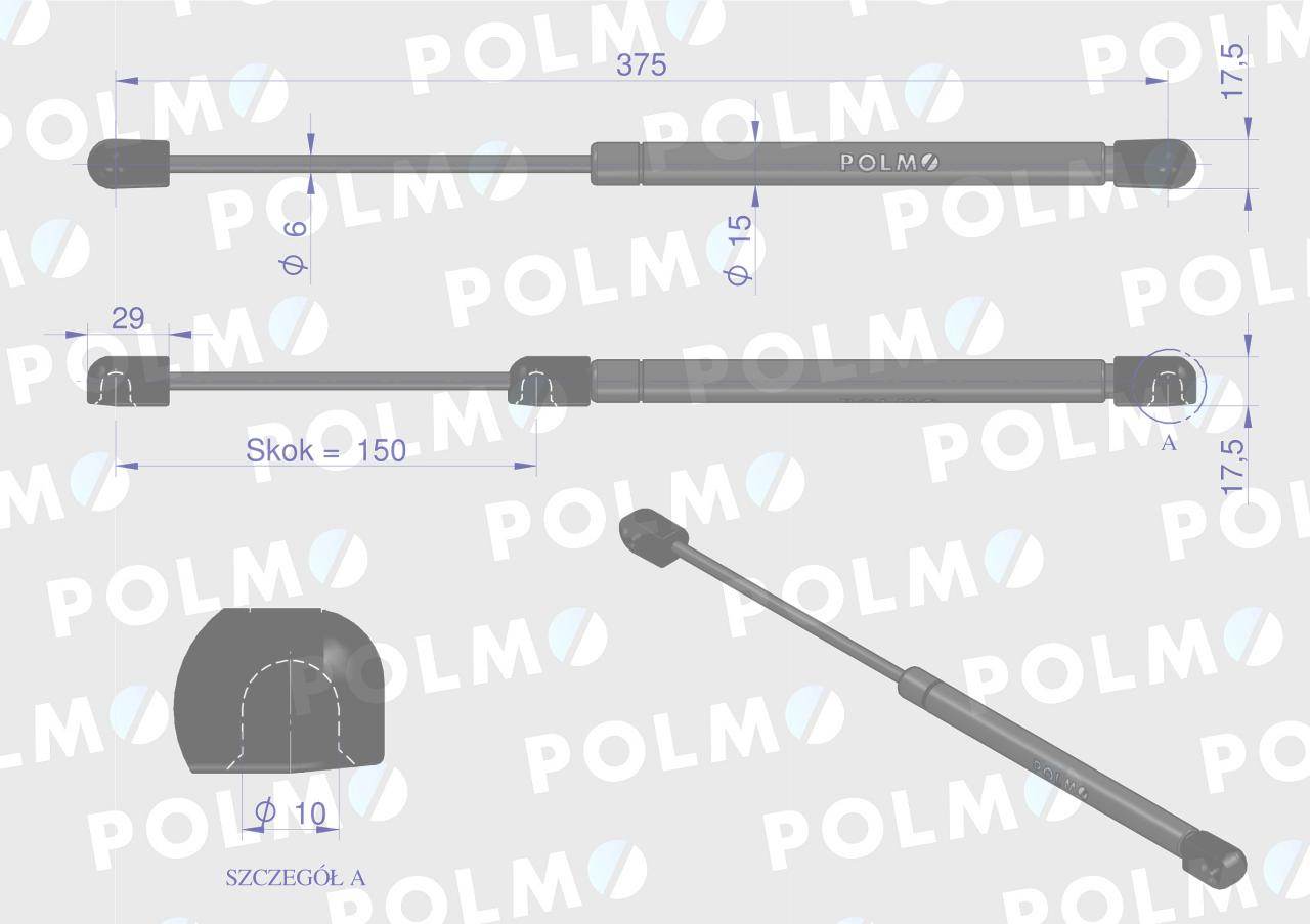 Siłownik dachu 16367957 zetora proxima forterra polmo Siłownik dachu 16367957 zetora proxima forterra polmo - obrazek 2