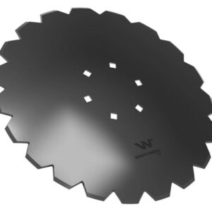 Talerz uzębiony z-20 fi 460 mocowanie 6/120 grubość 3.2 stal borowa waryński r