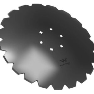 Talerz uzębiony z-20 fi 510 mocowanie 6/120 grubość 3.5 stal borowa waryński r