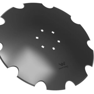 Talerz uzębiony z-10 fi 560 mocowanie 6/120 grubość 4mm stal borowa waryński r