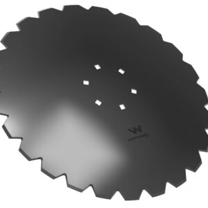 Talerz uzębiony z-24 fi 560 mocowanie 6/120 grubość 4mm stal borowa waryński r