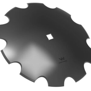 Talerz uzębiony z-10 fi 610 otwór 35x35 grubość 6mm stal borowa waryński r