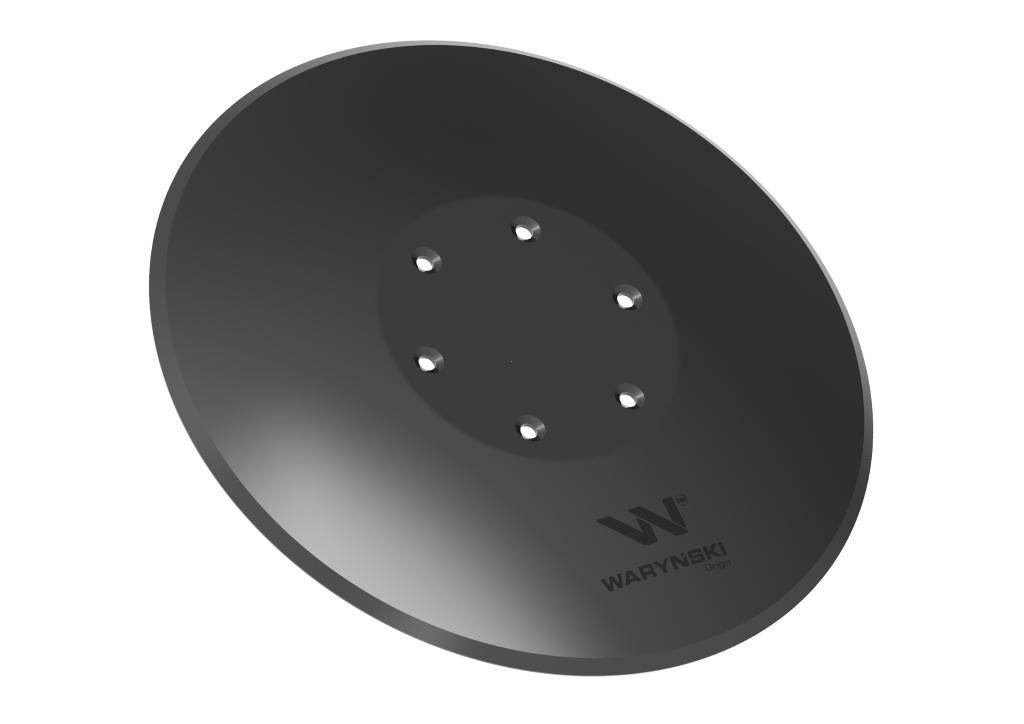 Talerz tarcza redlicy z fazowaniem znacznik siewnik poznaniak stal borowa waryński r