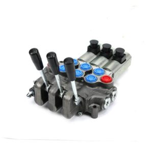 Rozdzielacz hydrauliczny 50 l/m 3 sekc.ster ręczno elektryczne 12 dc wszystkie sekcje otwarte st26d