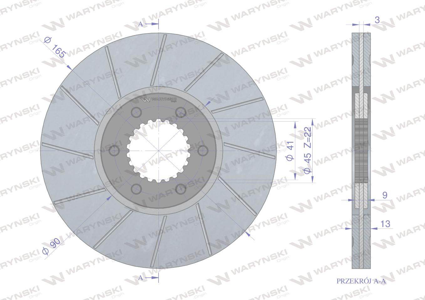 Tarcza hamulcowa fendt waryński Tarcza hamulcowa fendt waryński - obrazek 2