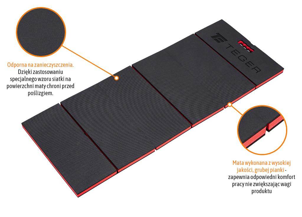 Mata wielofunkcyjna warsztatowa składana teger Mata wielofunkcyjna warsztatowa składana teger - obrazek 3