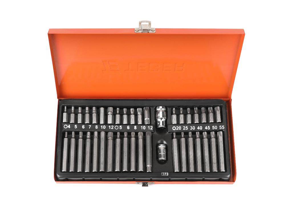 Zestaw bitów torx/spline/hex 40 el. Teger Zestaw bitów torx/spline/hex 40 el. Teger - obrazek 2