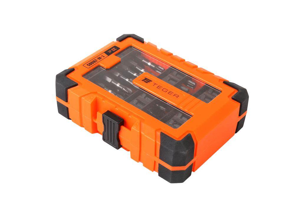 Zestaw bitów udarowych do wkrętarek 33 el. teger