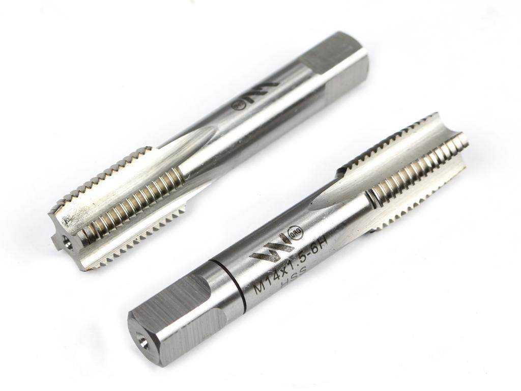 Gwintowniki komplet 2szt do gwintu metrycznego drobnozwojnego din2181 m14x1.5 waryński