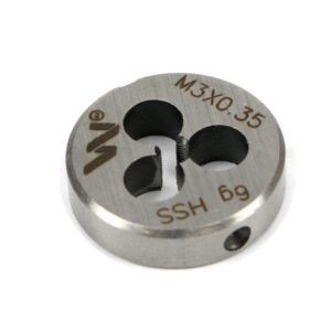 Narzynka do gwintu metrycznego drobnozwojnego din223 m3x0.35 waryński