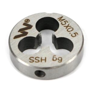 Narzynka do gwintu metrycznego drobnozwojnego din223 m5x0.5 waryński