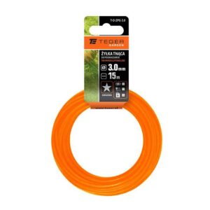 Żyłka tnąca do podkaszarek gwiazdka 3.0mm 15 m teger