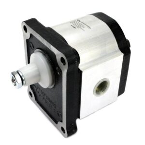 Pompa hydrauliczna zębata 27.0cm3 grupa 3 typ europejski wałek 18 przyłącza gwintowane obroty prawe max.250 bar waryński