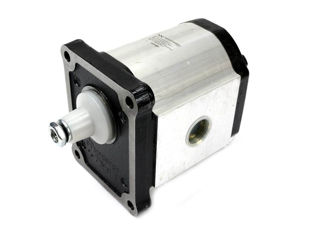 Pompa hydrauliczna zębata 61.0cm3 grupa 3 typ europejski wałek 18 przyłącza gwintowane obroty prawe max.190 bar waryński