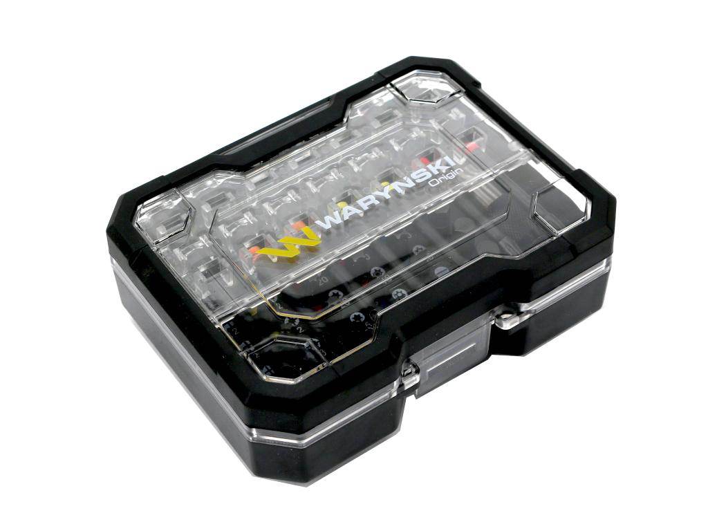 Zestaw końcówek udarowych kodowanych kolorem 50 el waryński