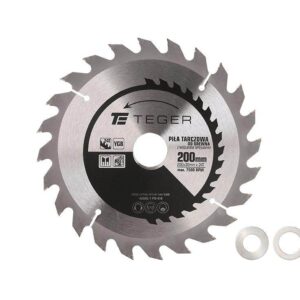 Piła tarczowa do drewna z węglikiem spiekanym 200x30x24t teger