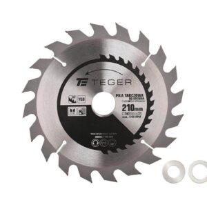 Piła tarczowa do drewna z węglikiem spiekanym 210x30x20t teger