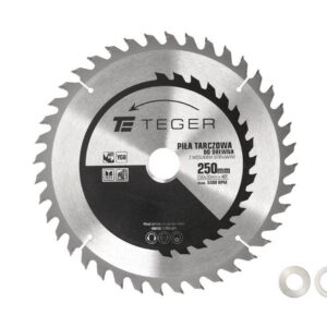 Piła tarczowa do drewna z węglikiem spiekanym 250x30x40t teger