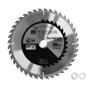 Piła tarczowa do drewna z węglikiem spiekanym 300x30x40t teger