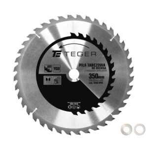 Piła tarczowa do drewna z węglikiem spiekanym 350x30x40t teger