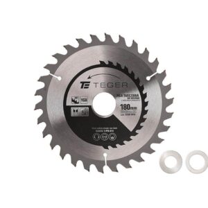 Piła tarczowa do drewna z węglikiem spiekanym 180x30x30t teger